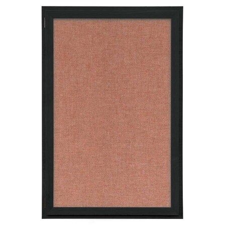 United Visual Products Indoor Enclosed Combo Board, 72"x36", Satin Frame/White Porc & Amethyst UVCB7236-WHTPORC-AMETHY